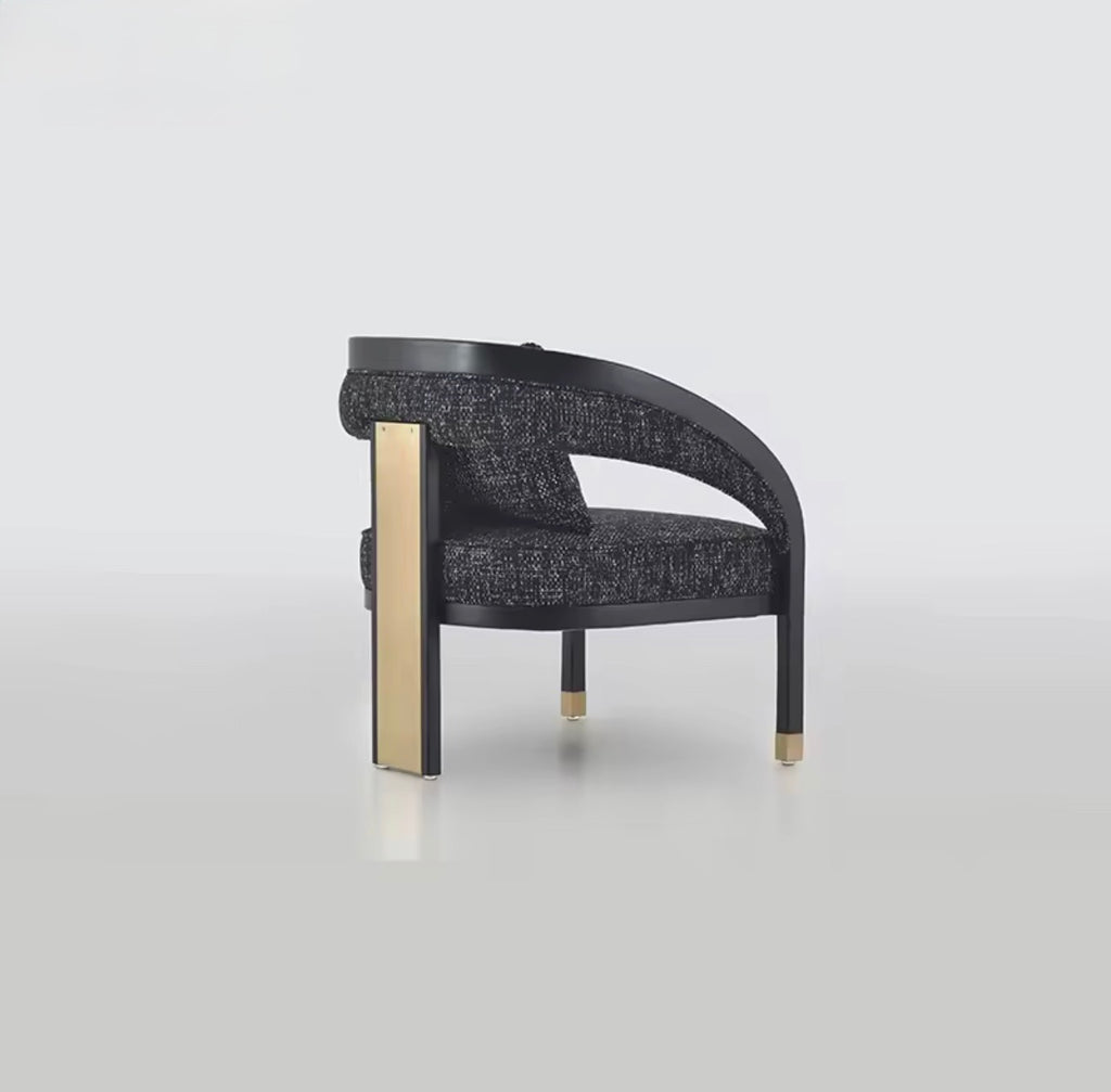Casa Milano – Sorrento Curved Designer Accent Chair