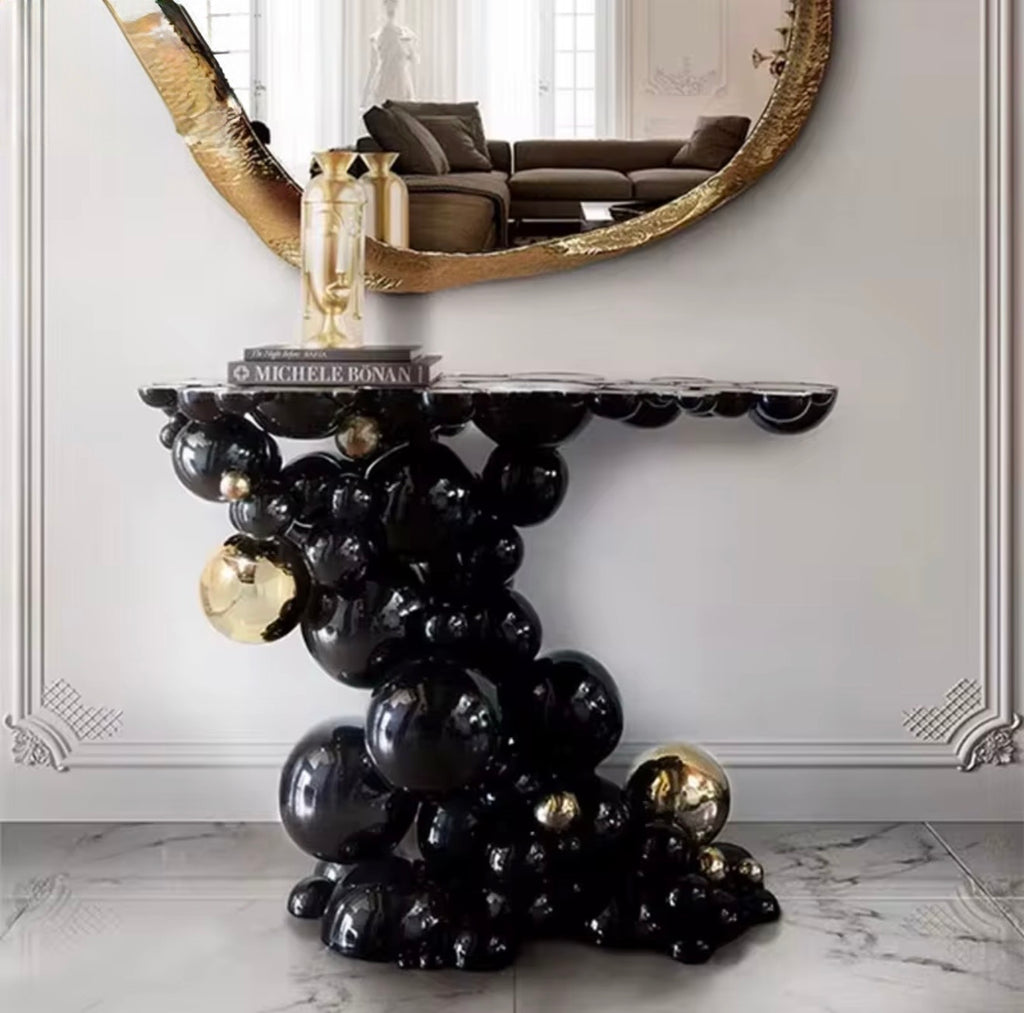 Casa Milano Bubble Sculptural Console Table – Luxury Statement Design
