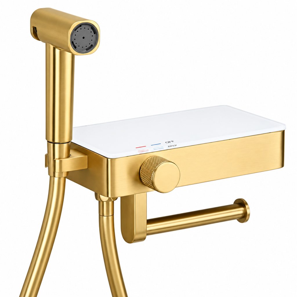 Lucia Luxury Handheld Bidet Sprayer & Shelf Set