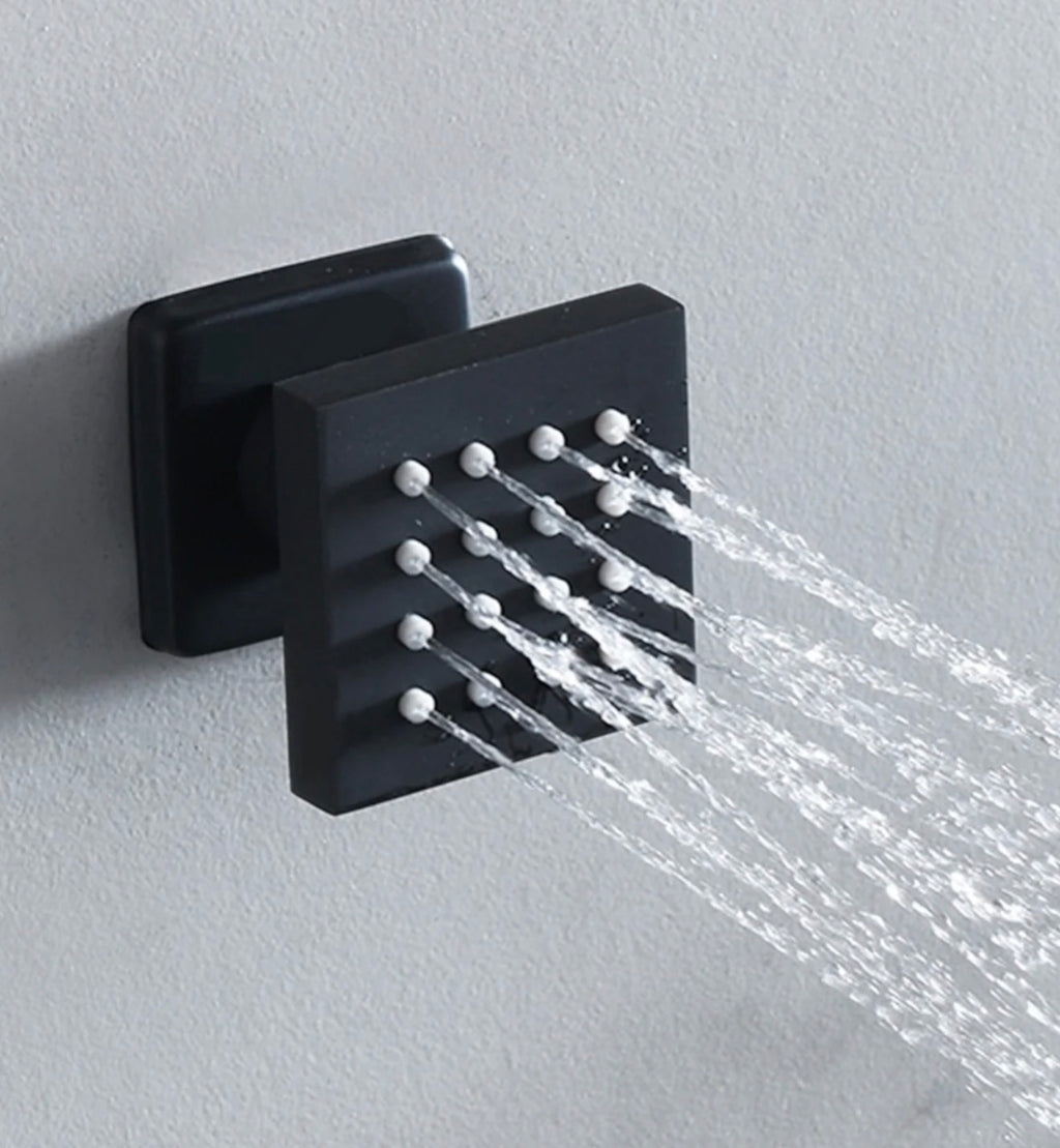 AURA Musical LED 6-Jet Thermostatic Shower System