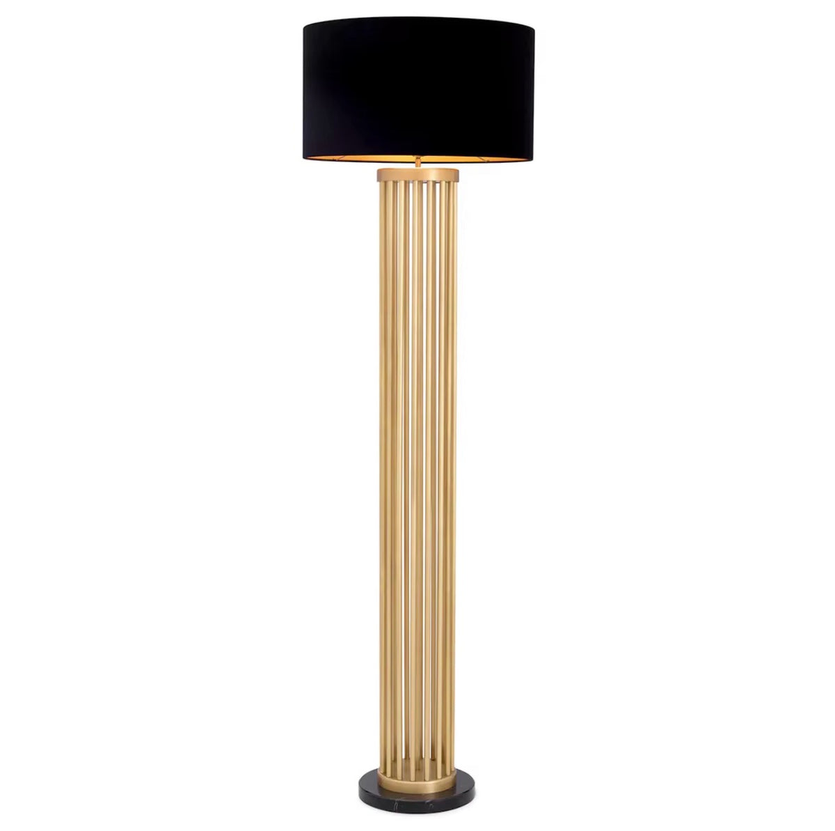 Emilio Brass Floor Lamp