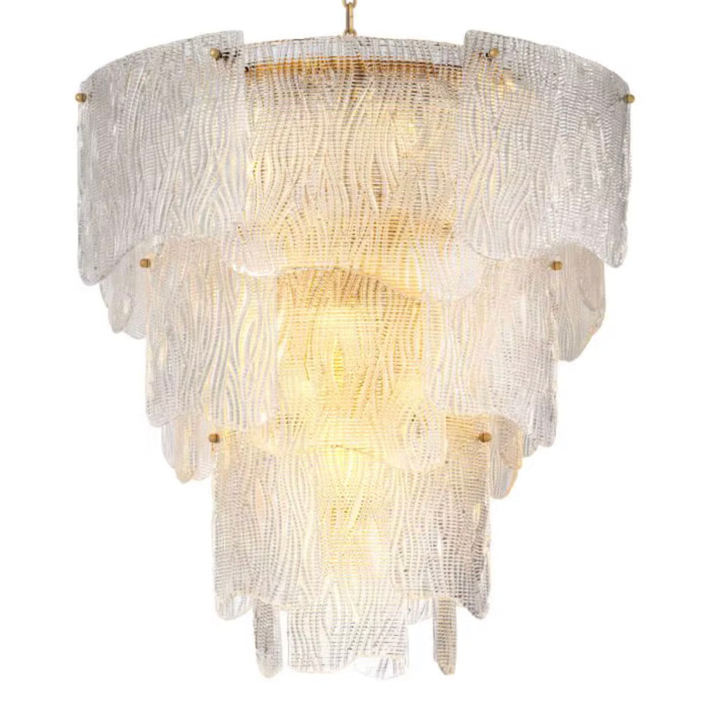 Valeria Tiered Glass Chandelier