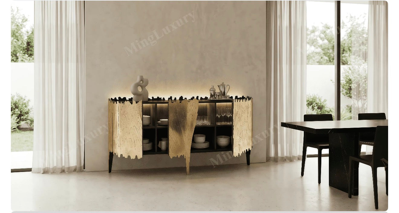 Casa Milano Aurea Fracture Artisan Sideboard - Atelier Edition