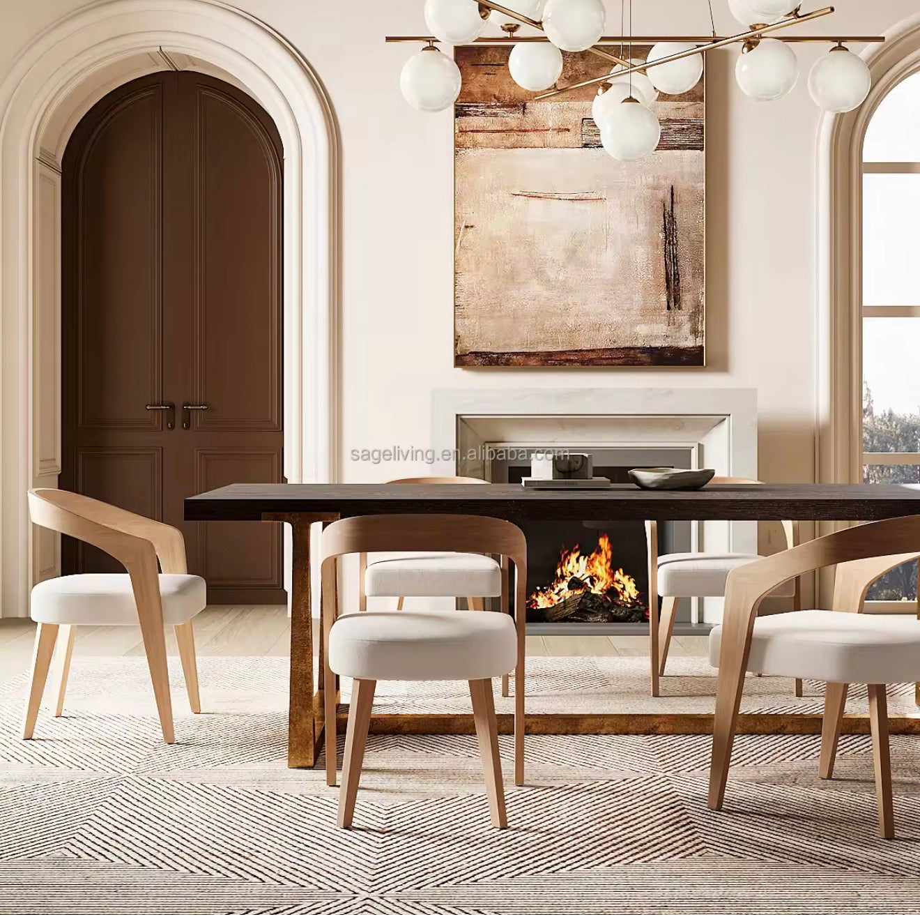 Casa Milano – Élan Curve Dining Chair