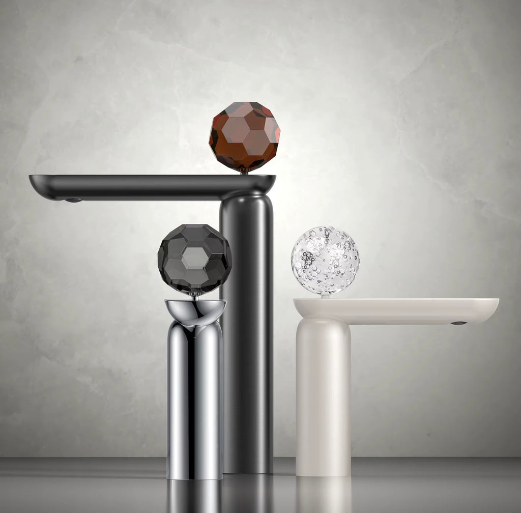 Mirella Sculptural Brass Basin Faucet