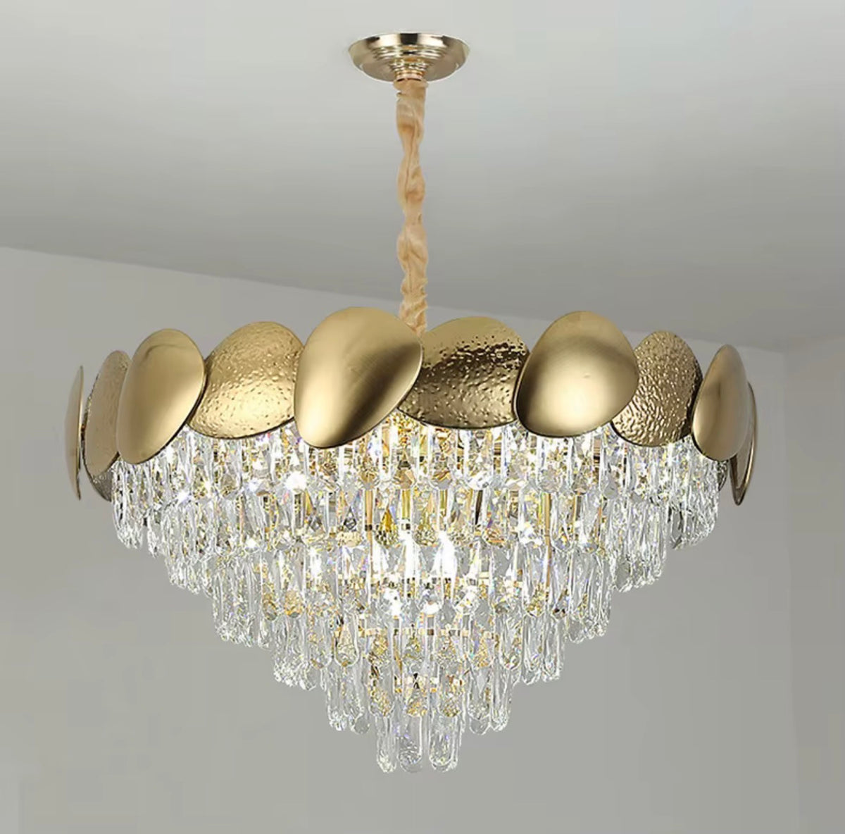 Crystal Cascade Chandelier