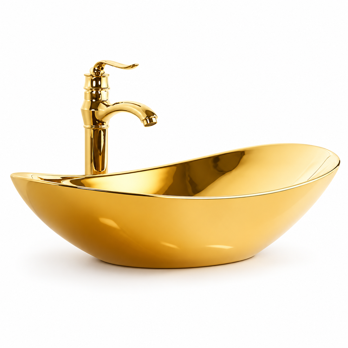 Ottavia Metallic Ceramic Vessel Sink