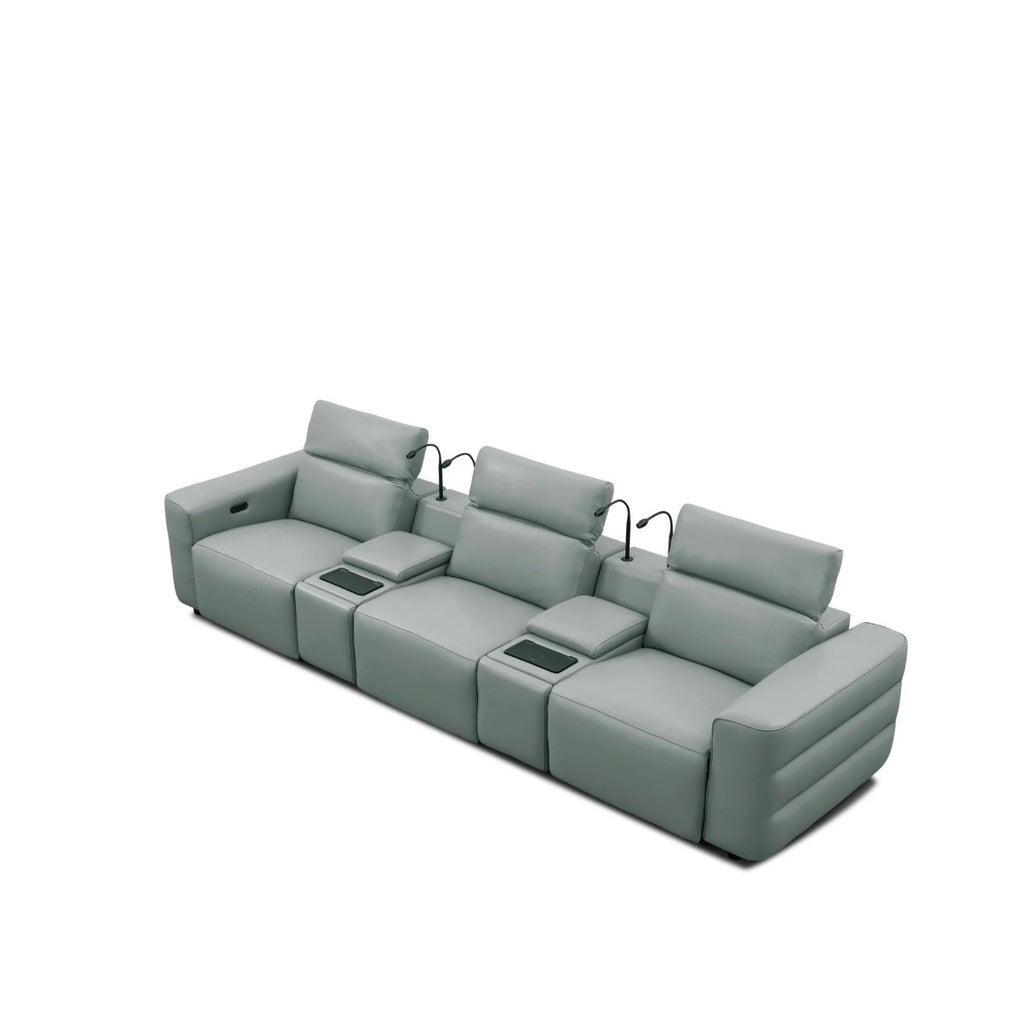 Casa Milano – Milano Italian Leather Power Recliner Row