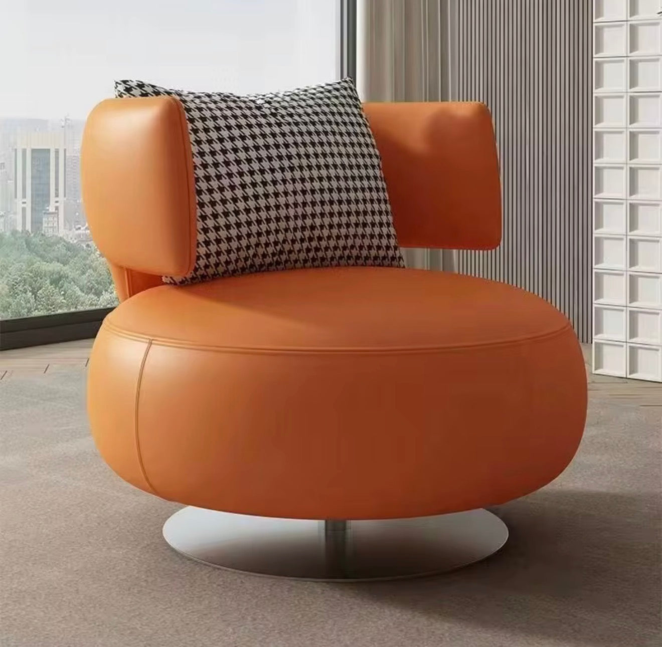 Casa Milano Rivora Swivel Lounge Chairs – Set of 2