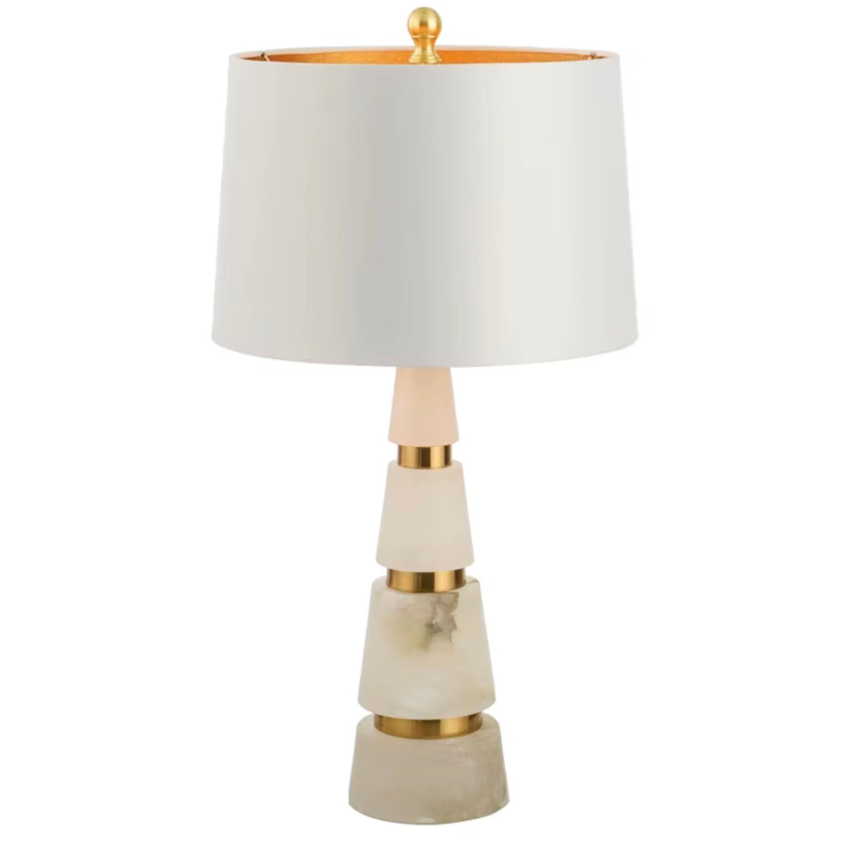 Eliana Sculptural Marble Table Lamp