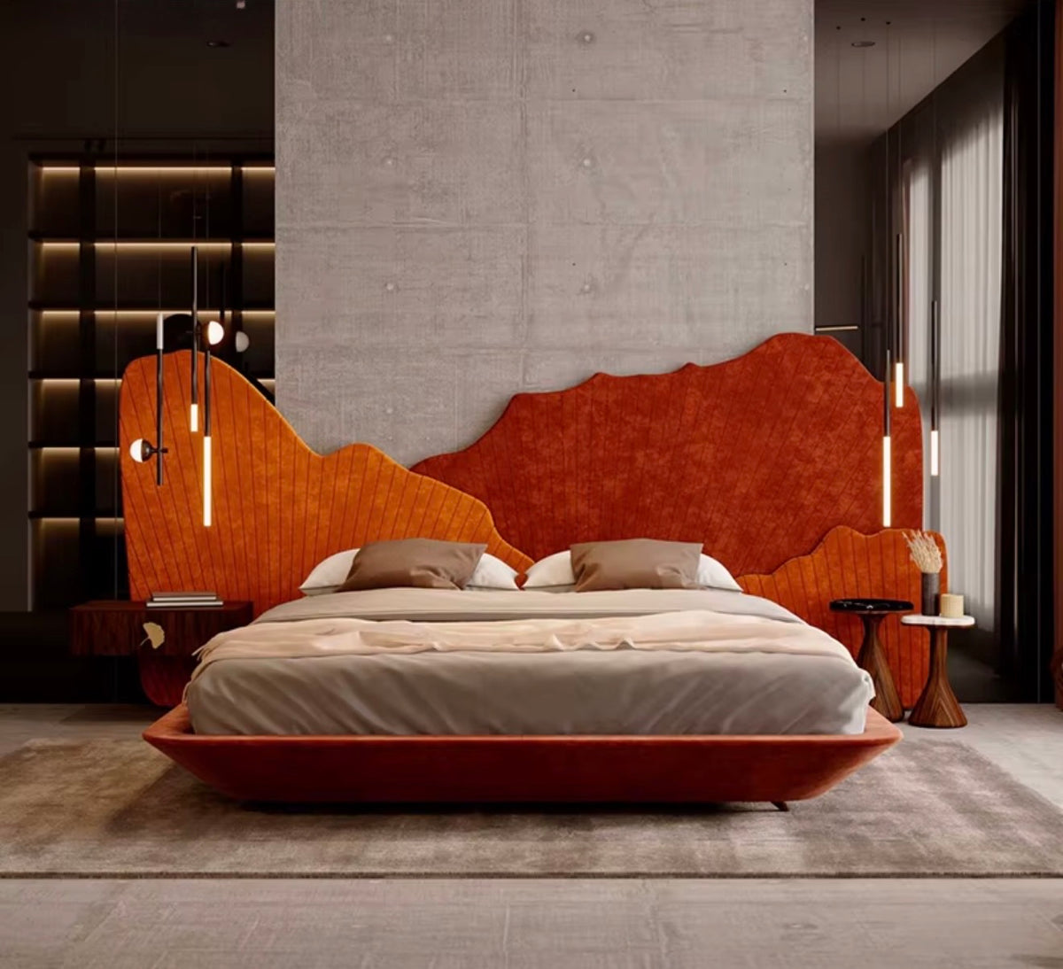 Fiorella Sculptural Bed
