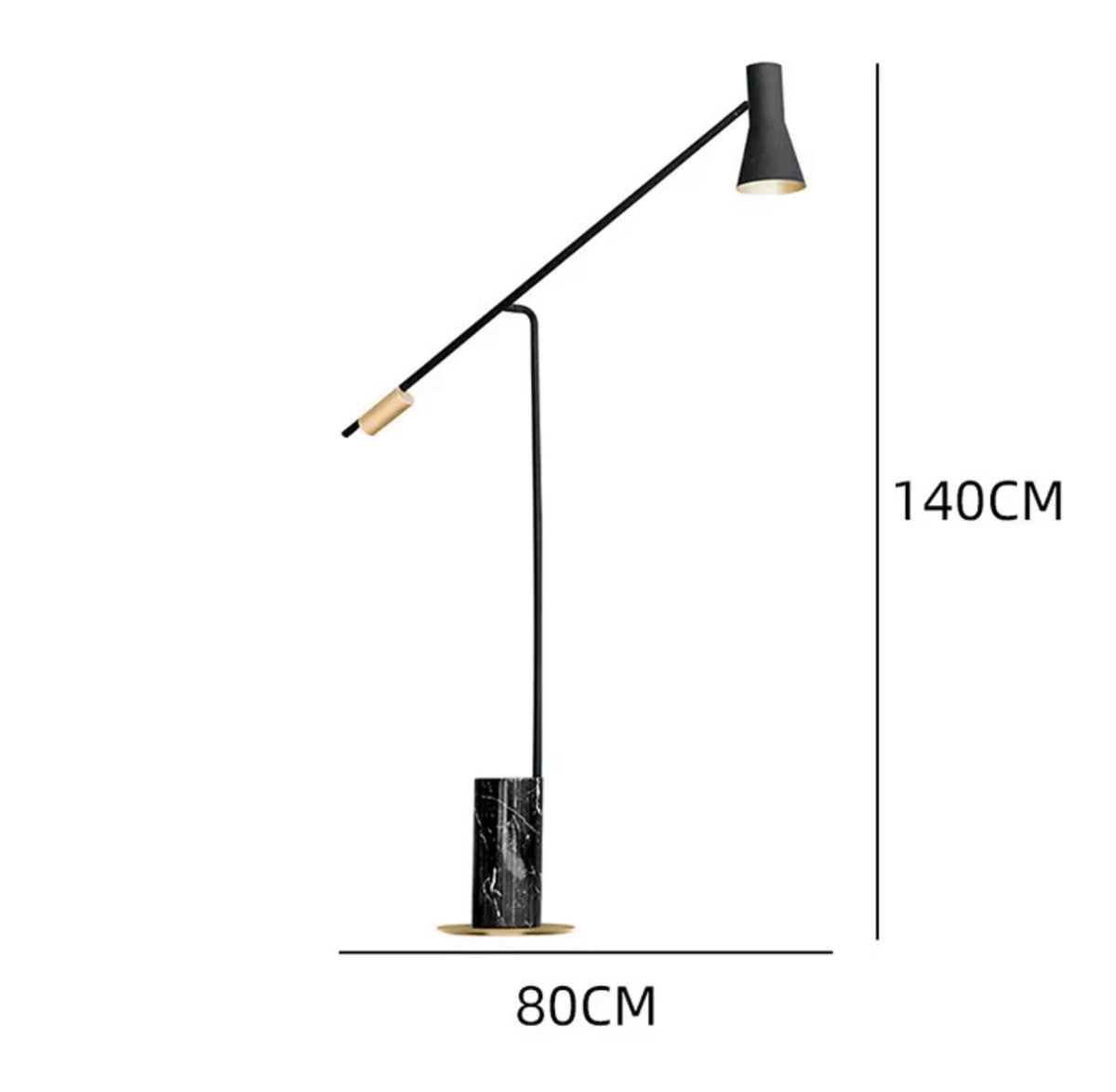 Montclair Marble Balance Floor Lamp