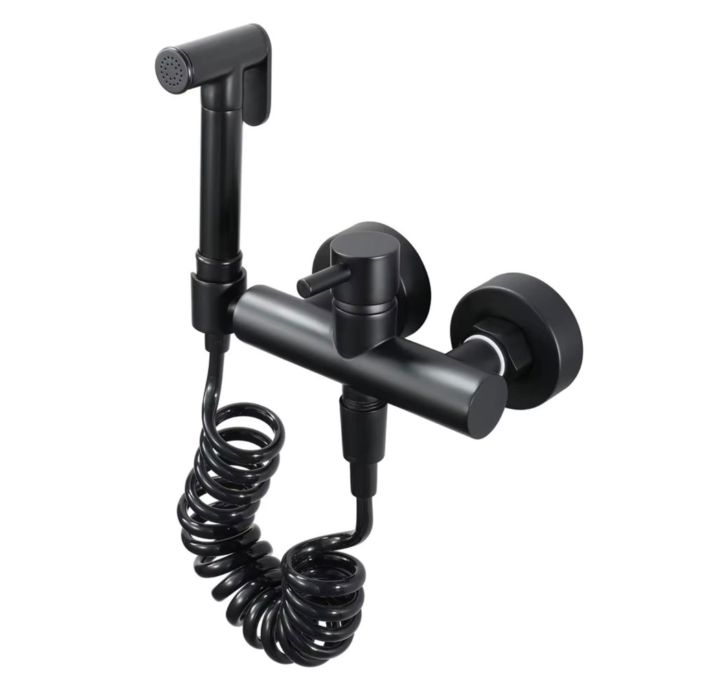 Valentino Hot & Cold Brass Wall-Mounted Bidet Sprayer Set