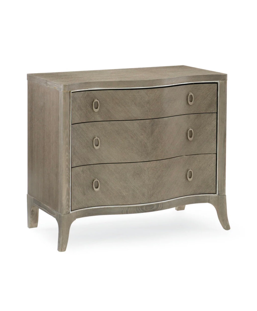 Casa Milano Avondale Chevron Ash Luxury Nightstand