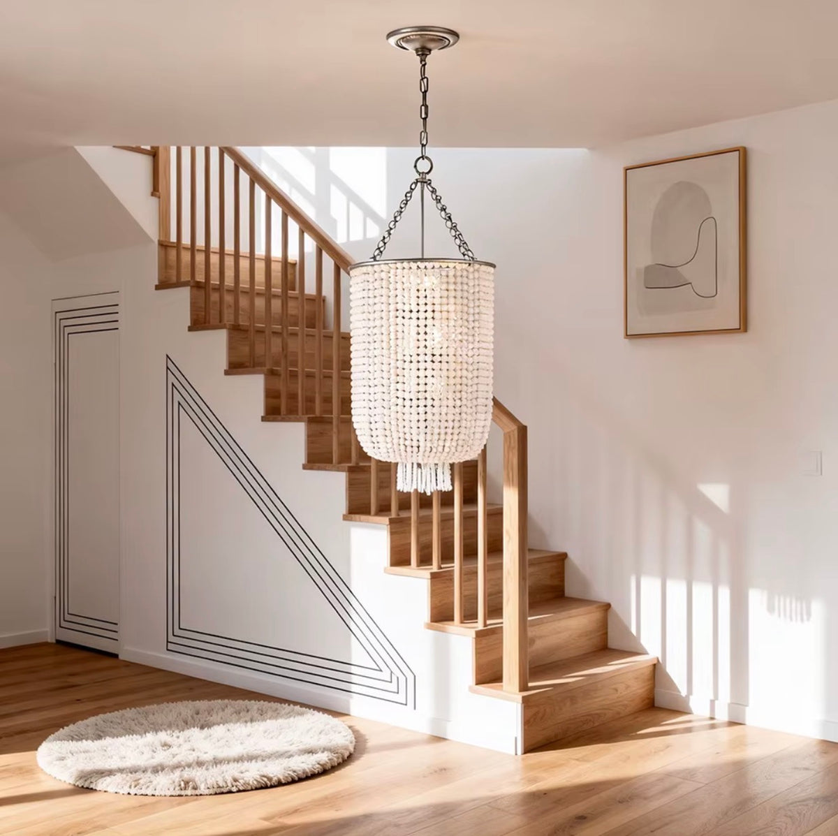 Jacqueline Long Beaded Chandelier