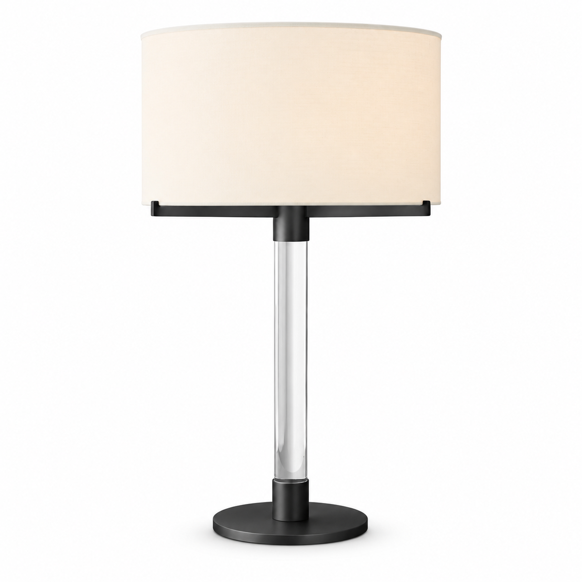 Marielle Glass Column Table Lamp