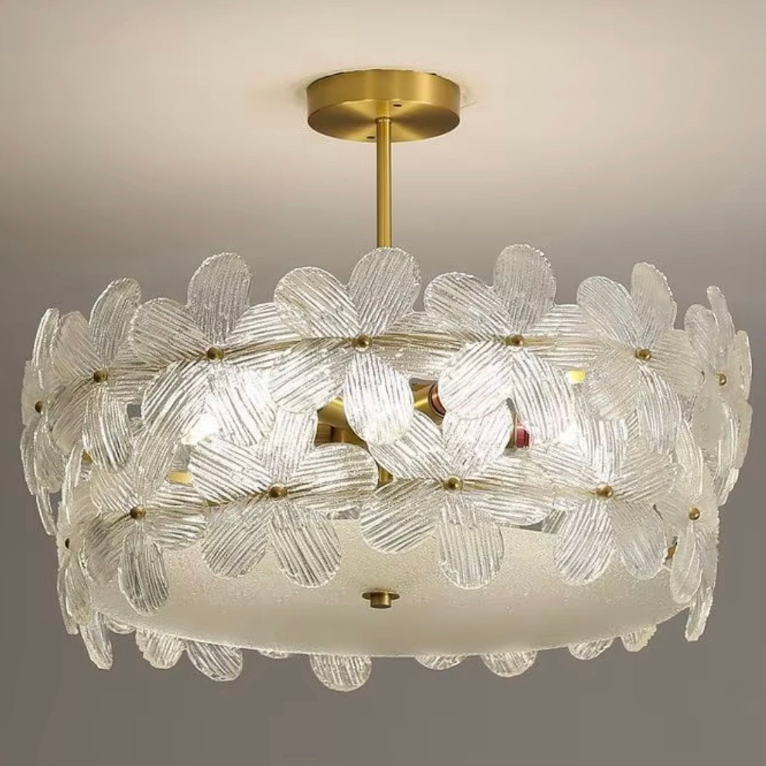 Floral LED Nordic Ceiling Chandelier
