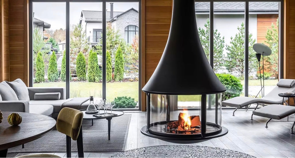 Muriel 360° Panoramic Suspended Fireplace