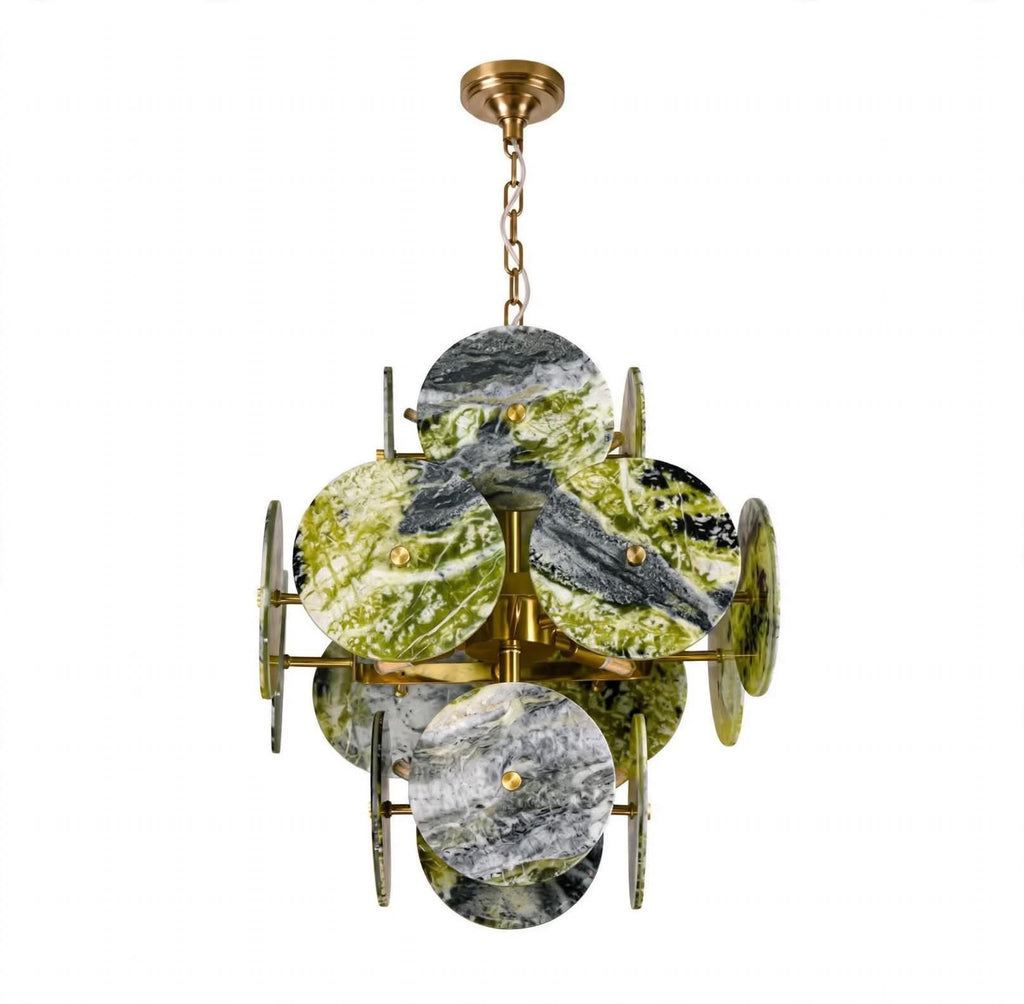 LUNA DI MARMO Natural Marble Chandelier
