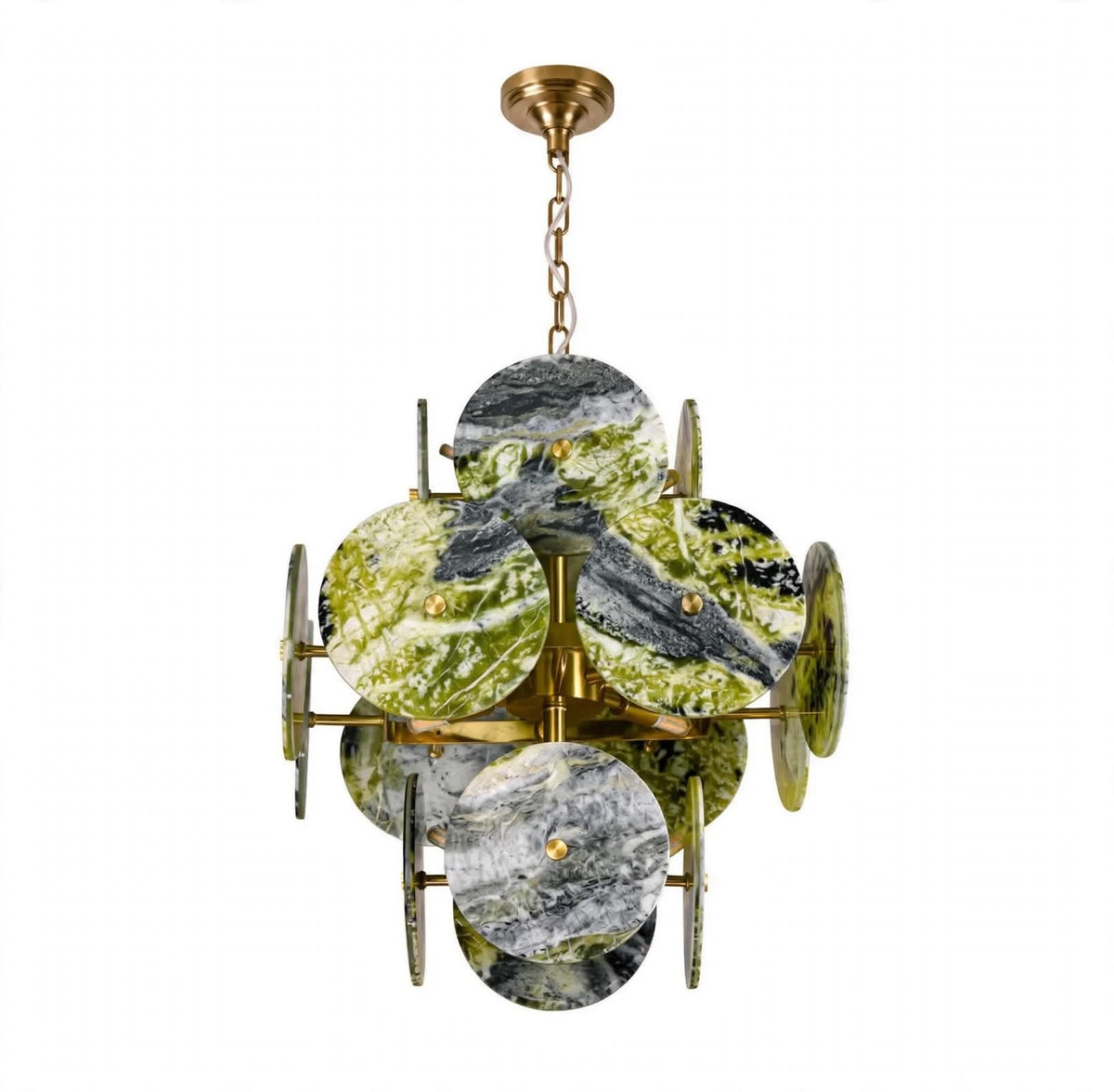 LUNA DI MARMO Natural Marble Chandelier