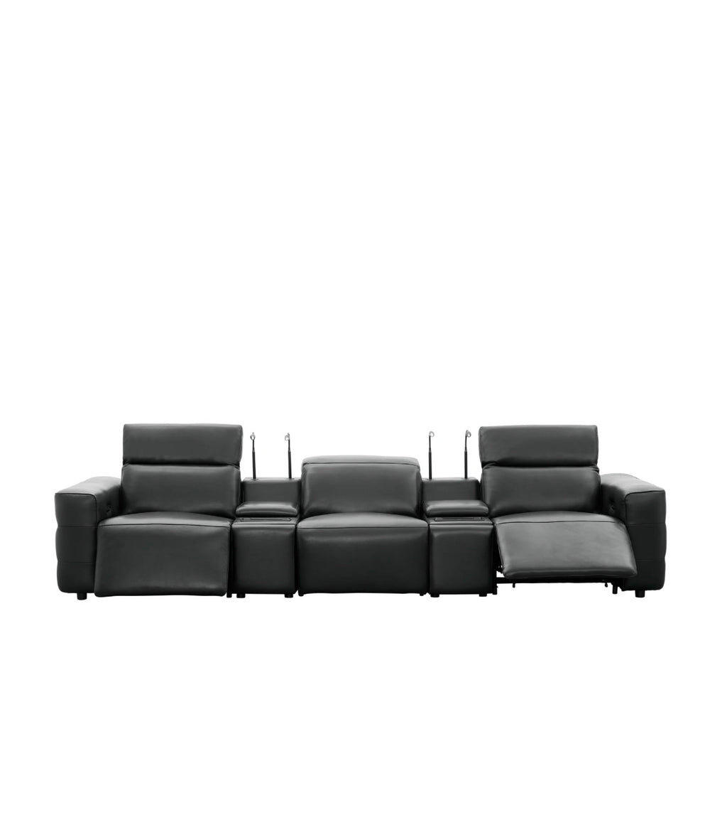 Casa Milano – Milano Italian Leather Power Recliner Row