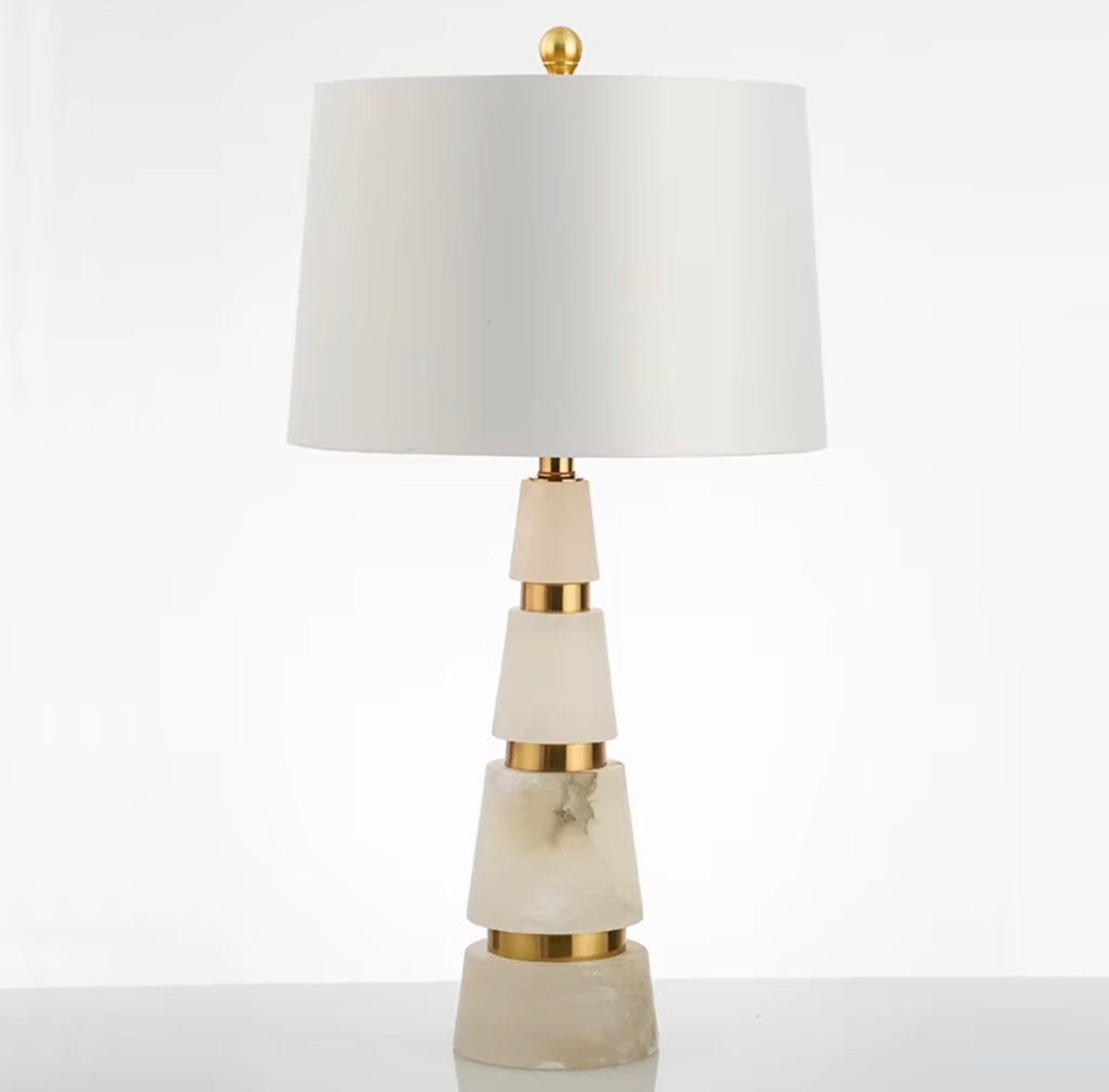 Eliana Sculptural Marble Table Lamp