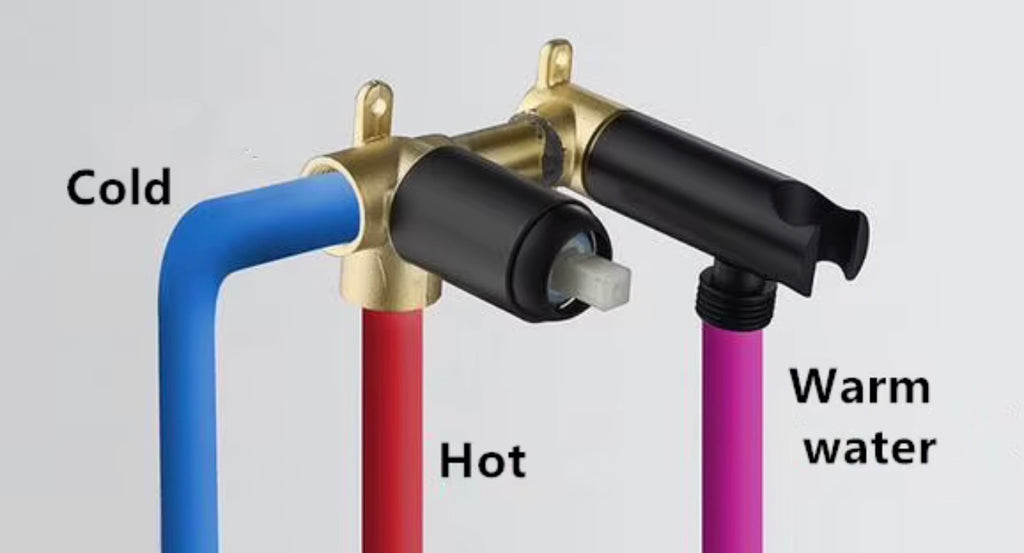 Lucienne Brass Hot & Cold Wall-Mounted Bidet Sprayer Set