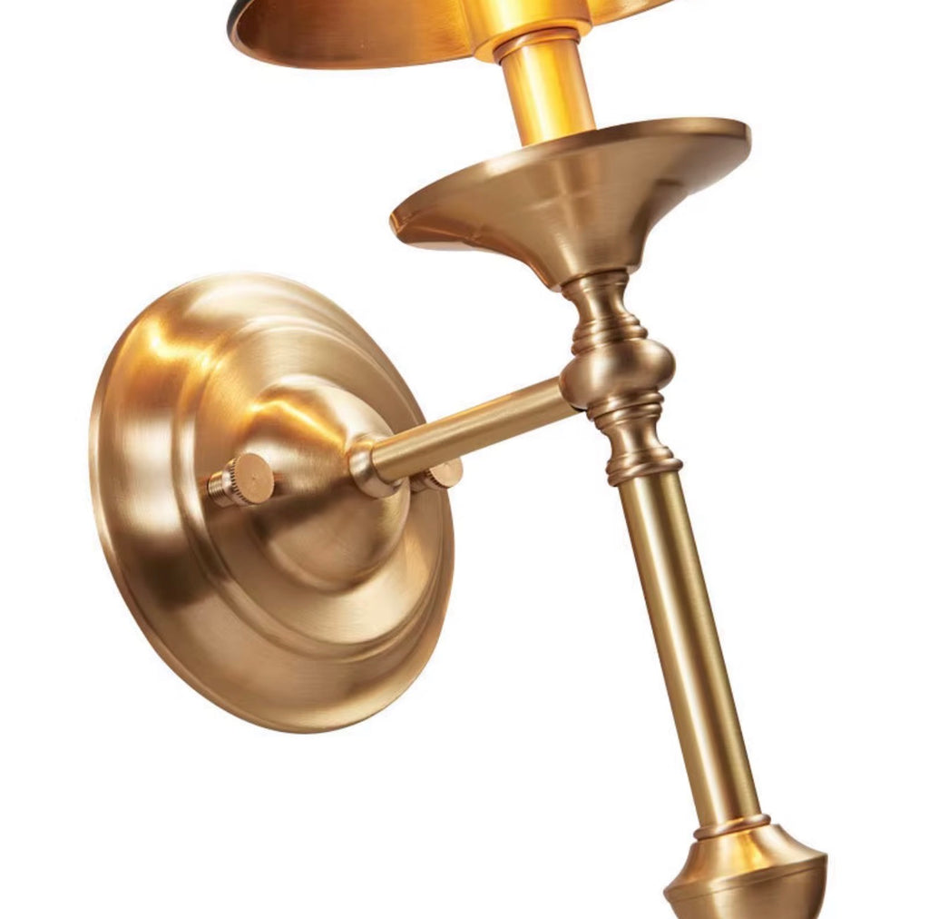 Alessandro Brass Wall Sconce