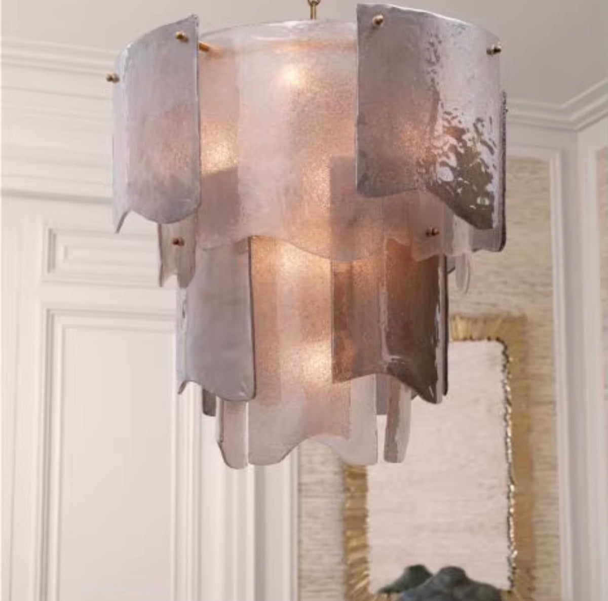 Valeria Tiered Glass Chandelier