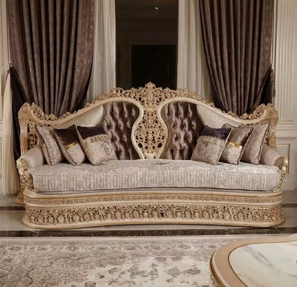 Royal Mahogany Living Room Set