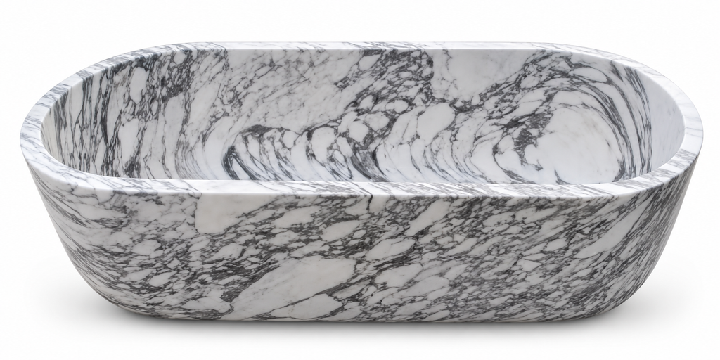 Carrara Luxe Marble Bathtub