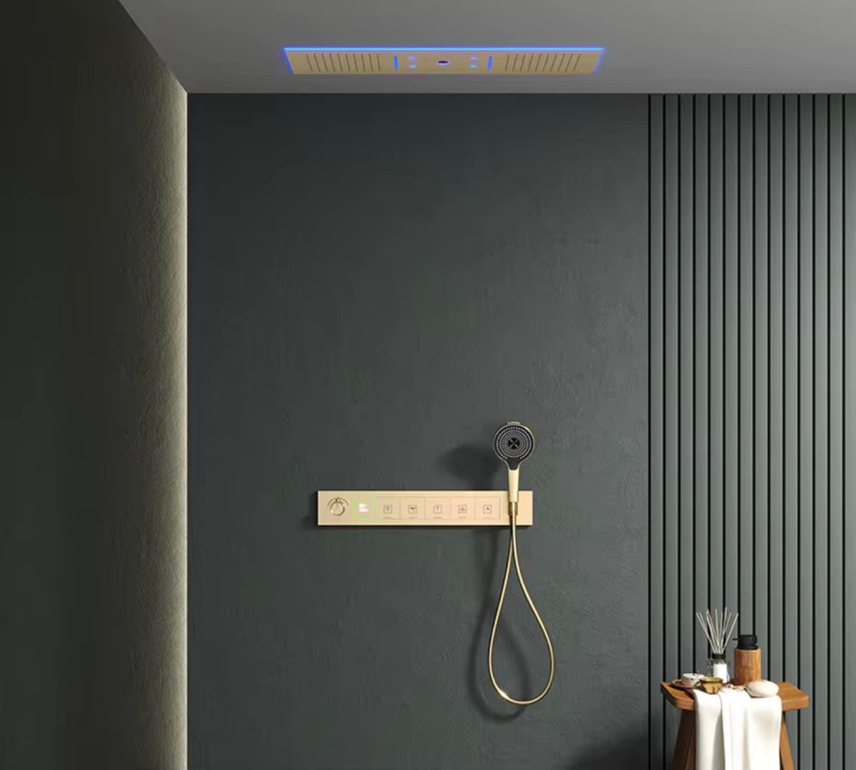Valentina Thermostatic Luxury Rain Shower System