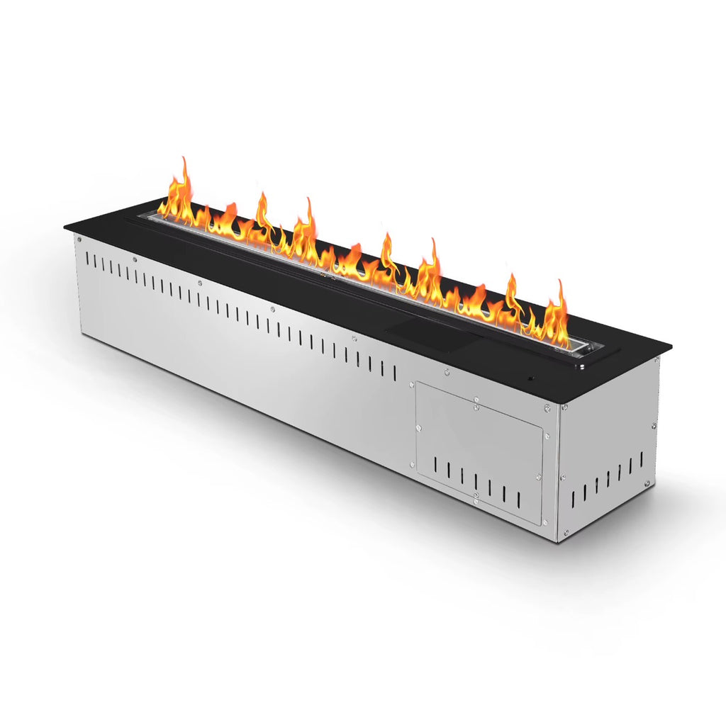Lorenzo 36-Inch Smart Bioethanol Fireplace – WiFi & Remote Control