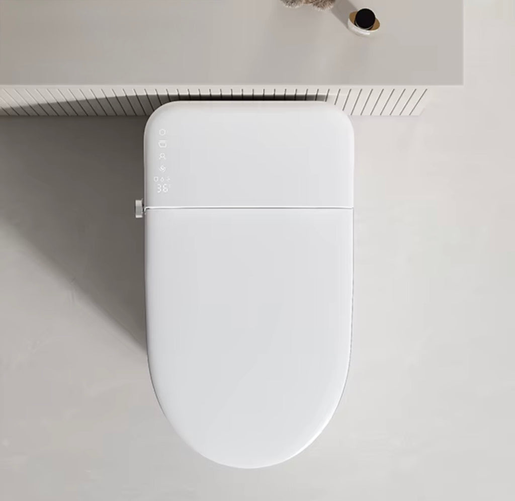 LUCIANO INTELLIGENT SMART TOILET WITH BIDET, AUTO LID & FOAM SHIELD