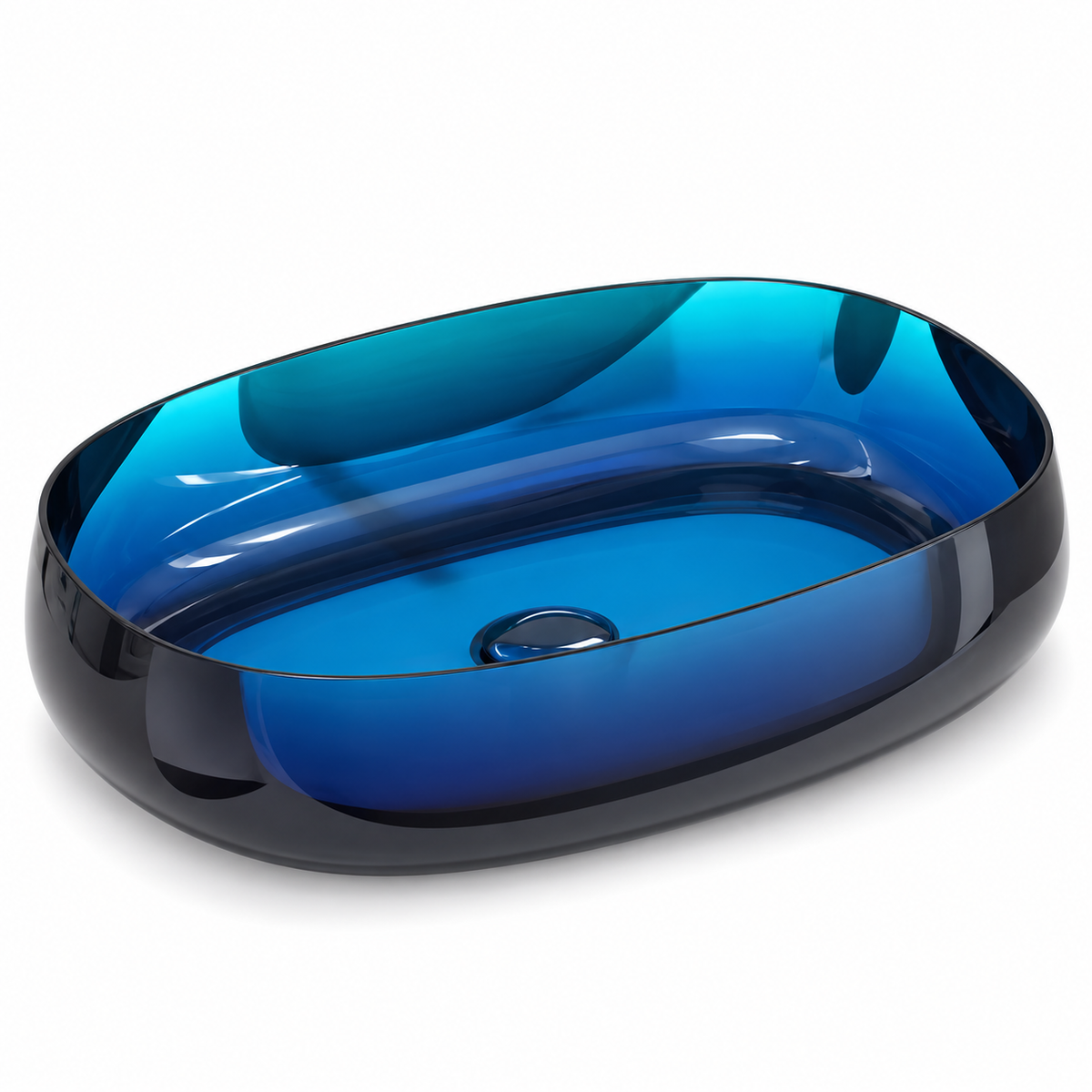 VITTORIA TRANSPARENT RESIN VESSEL SINK