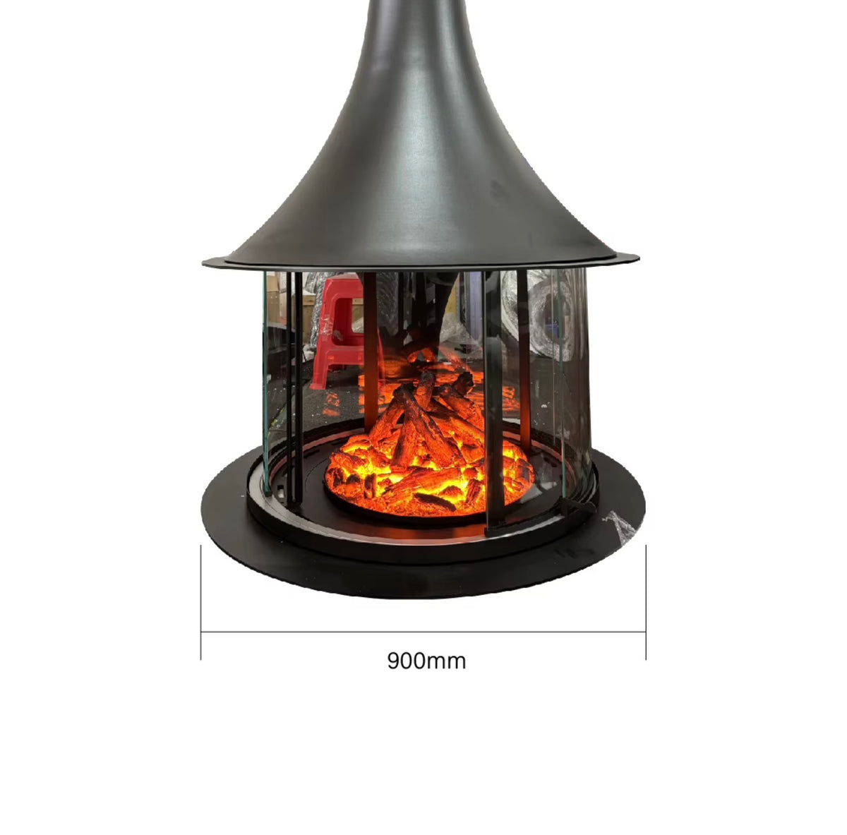 Muriel 360° Panoramic Suspended Fireplace