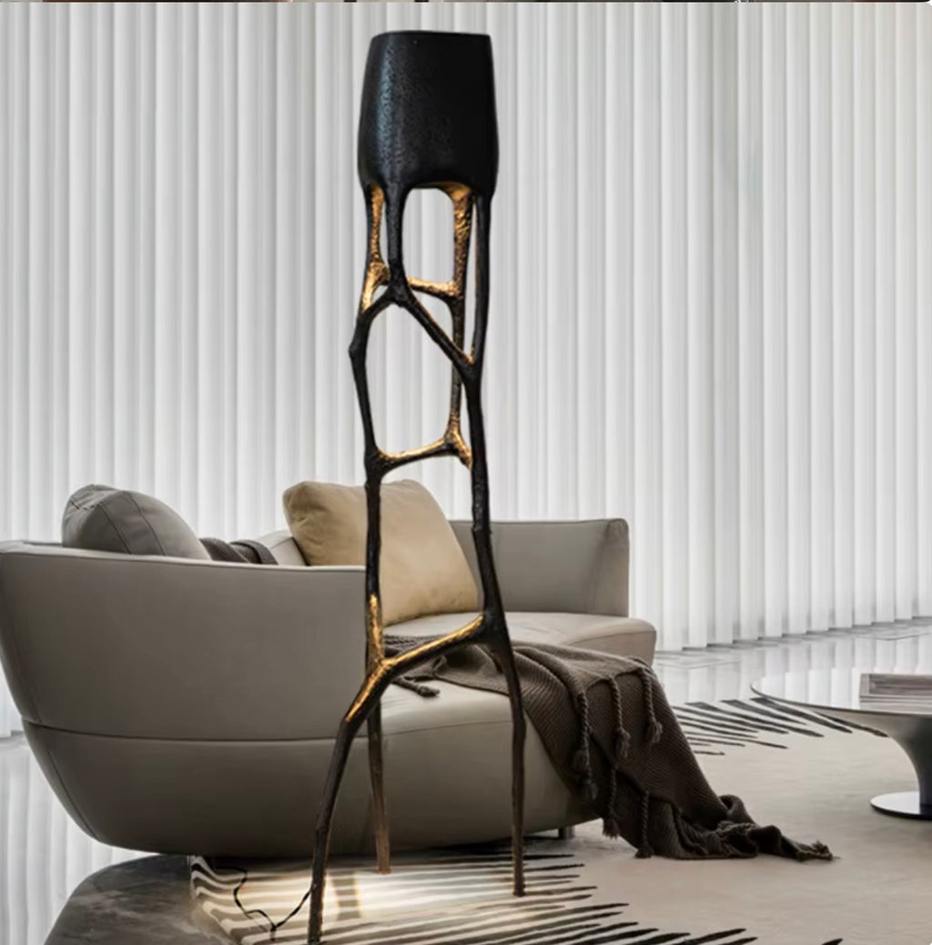 Obsidian Sculptural Floor Lamp
