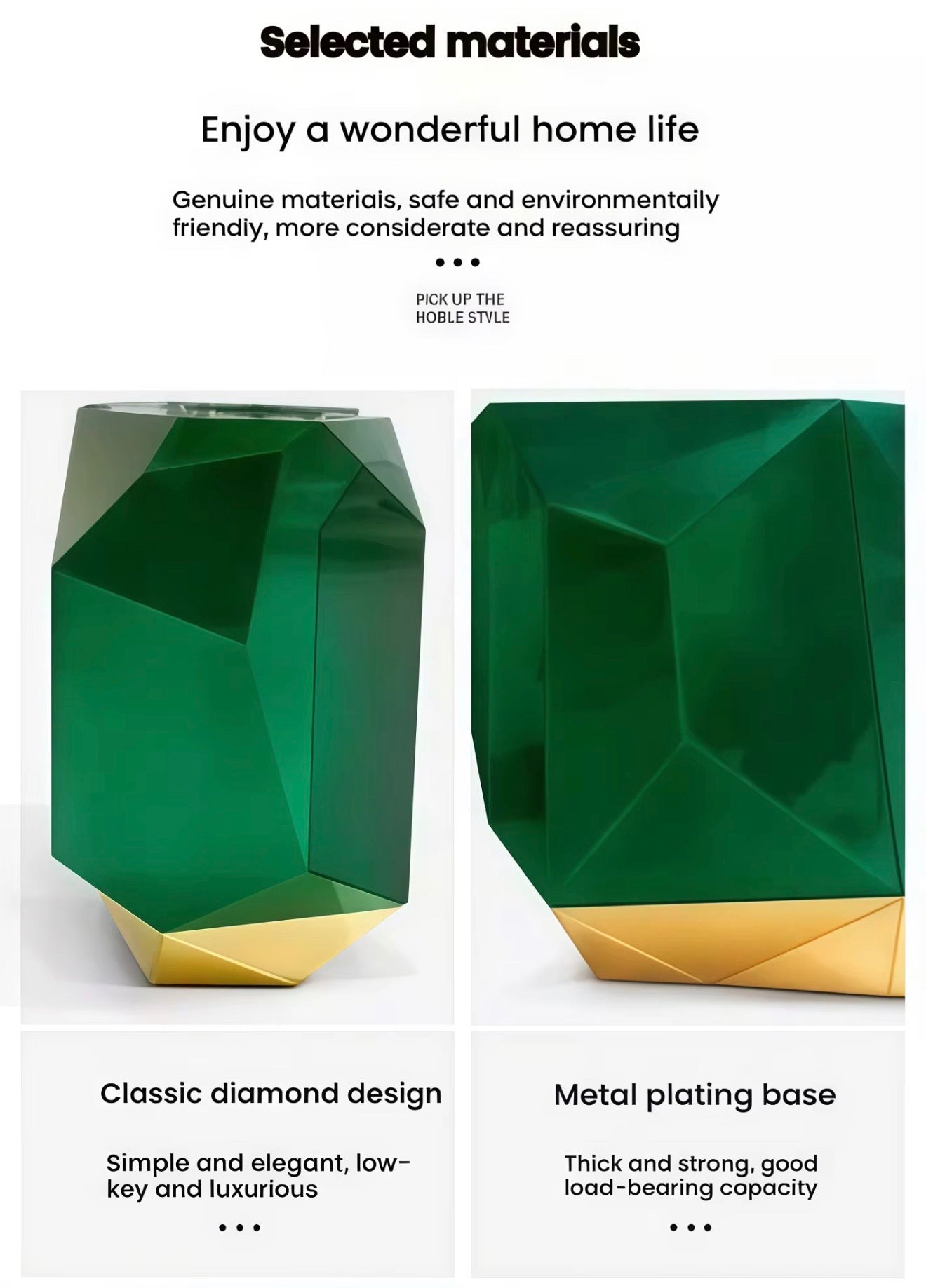 Casa Milano™ Diamond Facet Luxury Sideboard