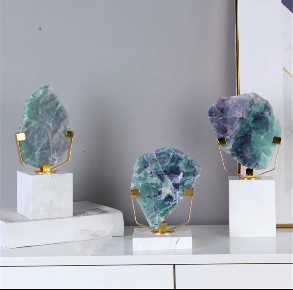 Fluorite Crystal Sculpture Collection