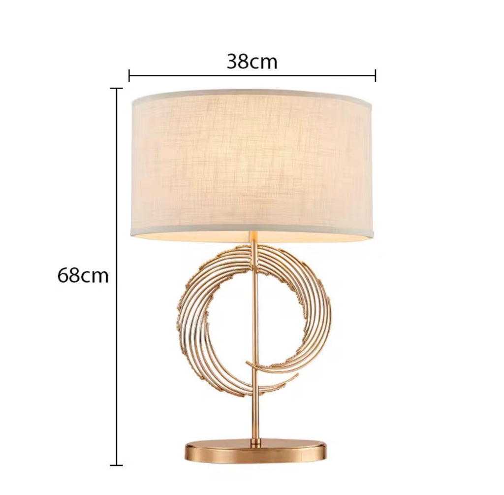 Casa Milano – Aurelia Gold Ring Table Lamp
