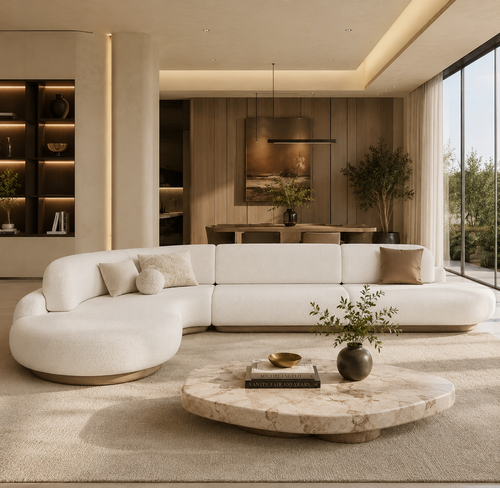Casa Milano Solenne Curved Sofa
