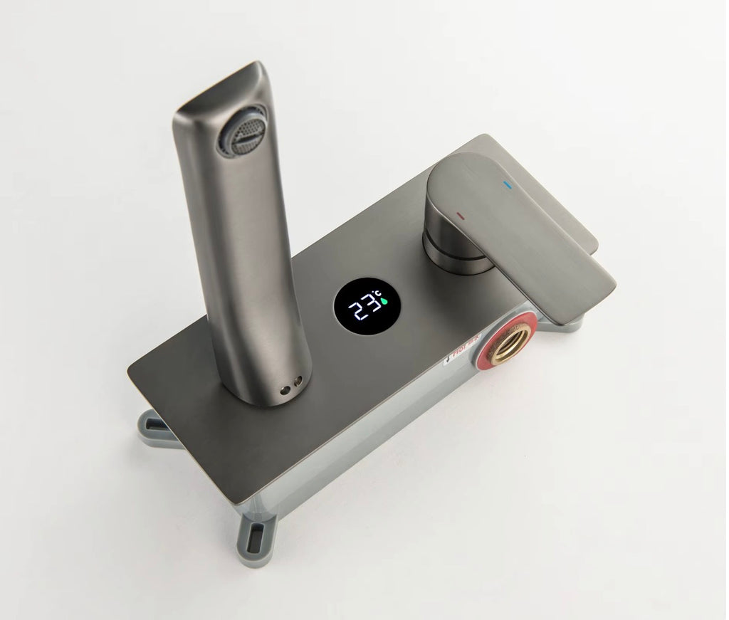 Vittoria Digital Wall-Mounted Basin Faucet