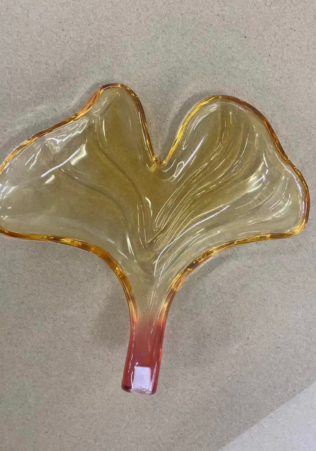 Fiorenza Ginkgo Glass Chandelier