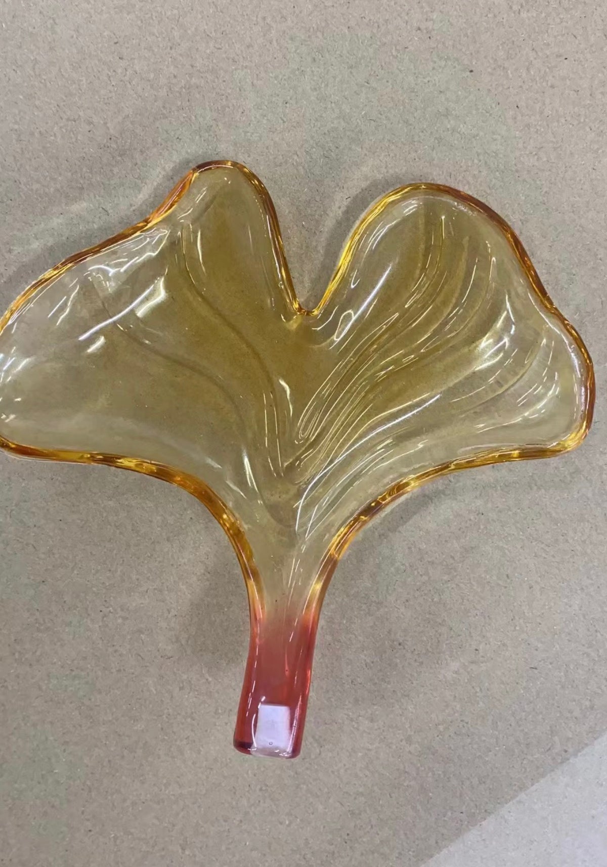 Fiorenza Ginkgo Glass Chandelier