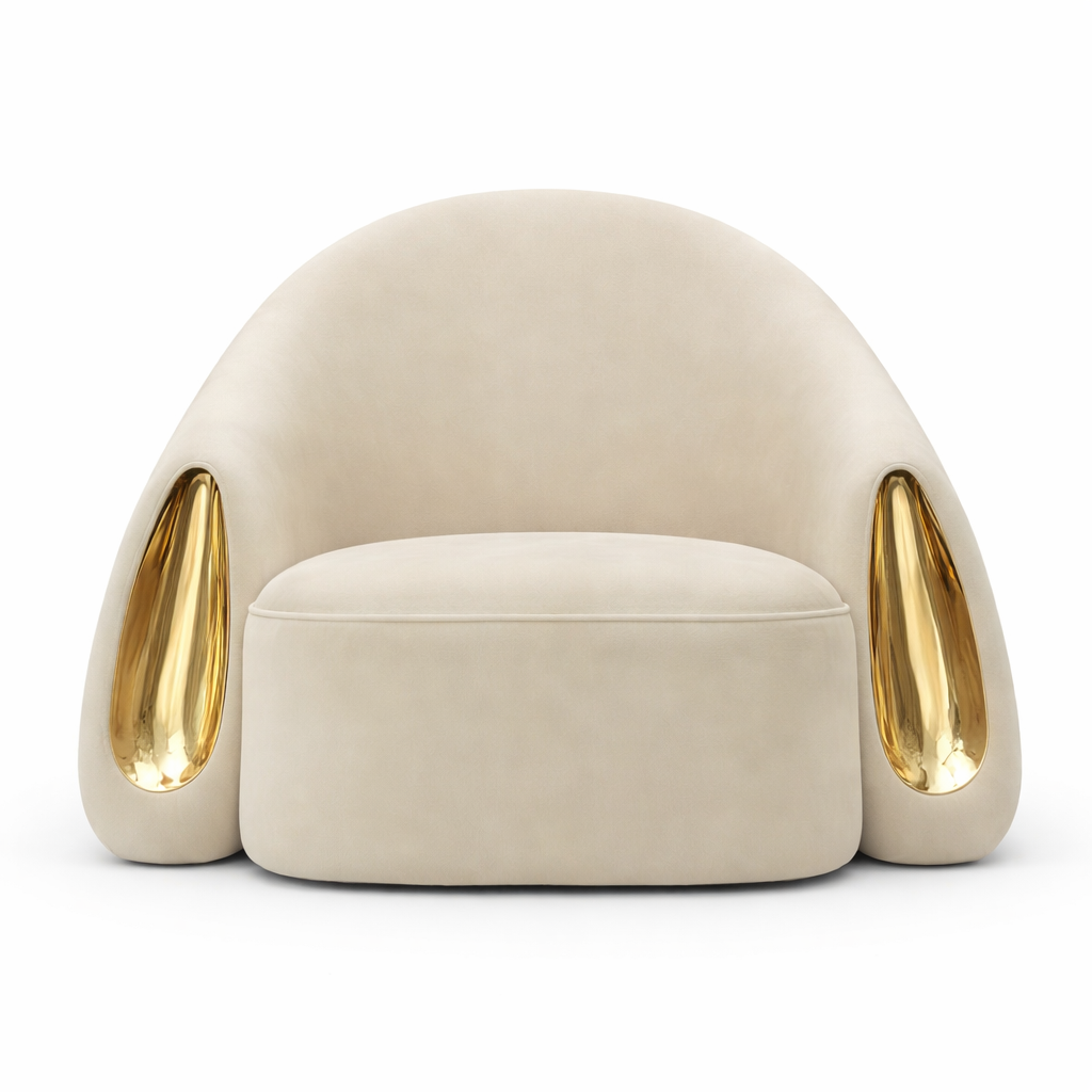 Casa Milano “PUCCINI” Sculptural Lounge Chair