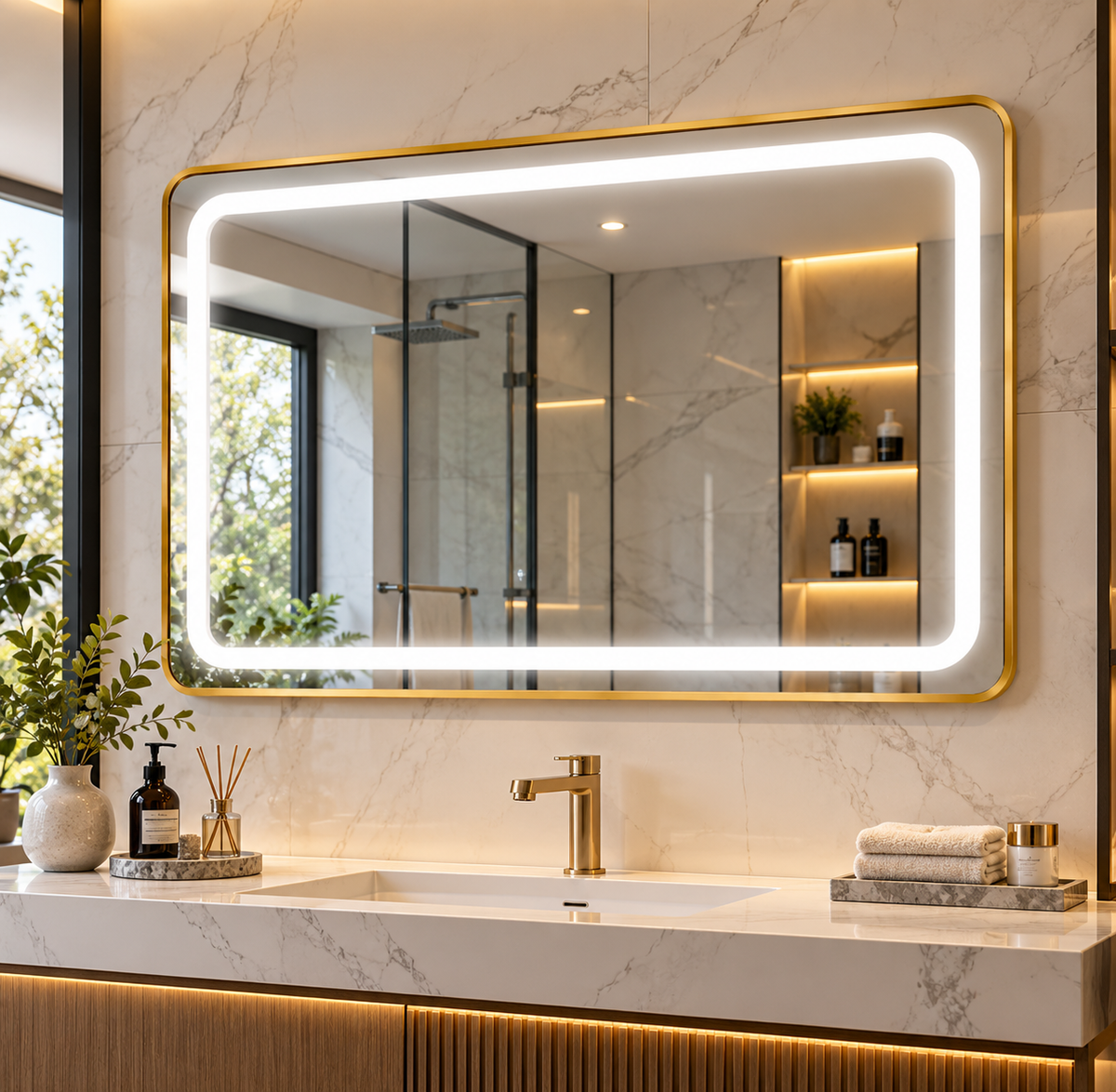 ALESSANDRA SMART LED BATHROOM MIRROR