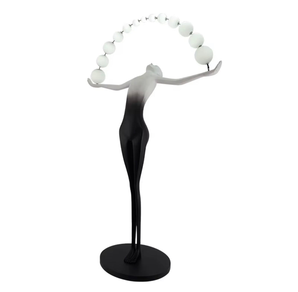 Seraphine Halo Sculptural Floor Lamp