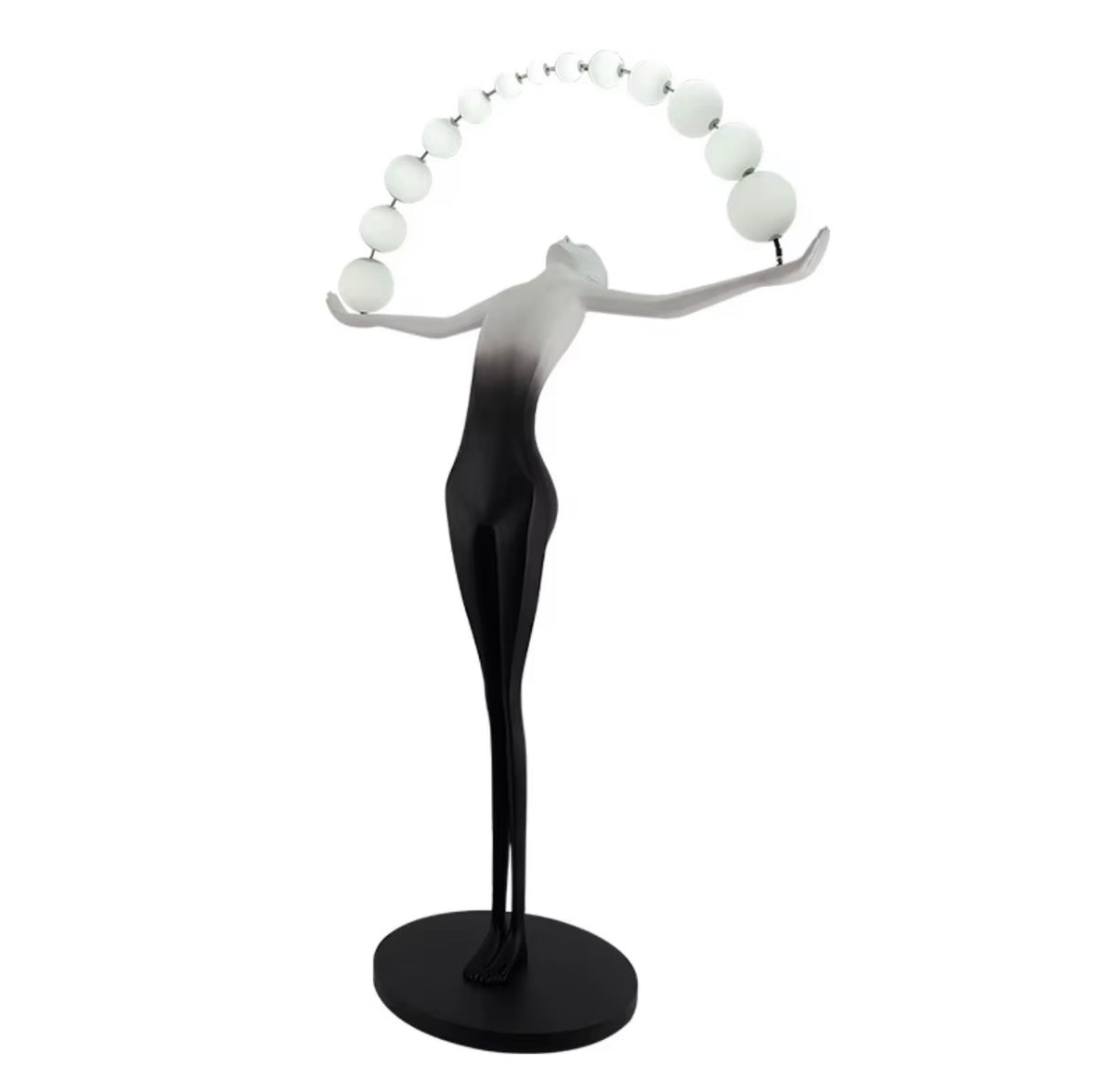 Seraphine Halo Sculptural Floor Lamp
