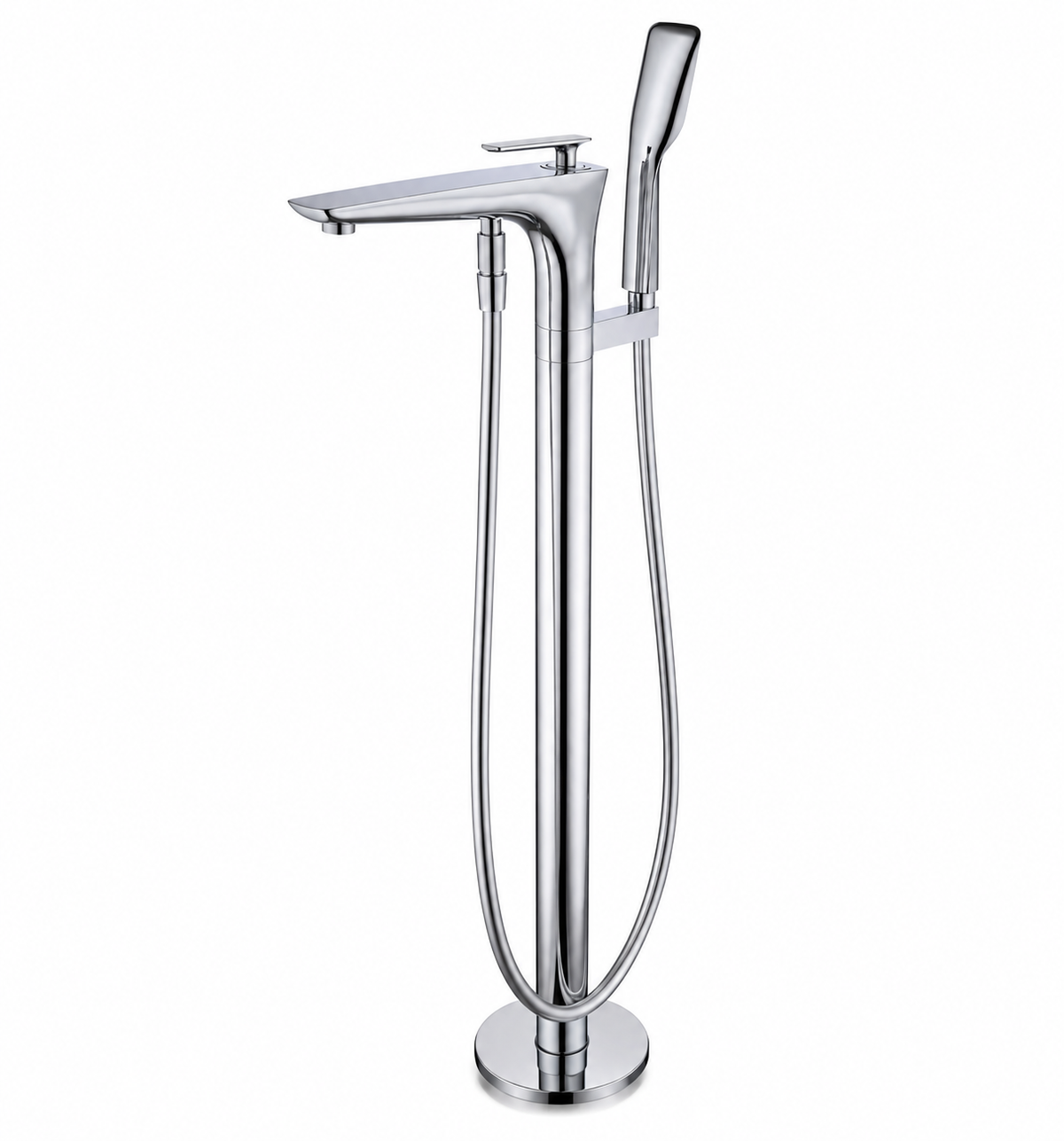 Marcello Solid Brass Freestanding Tub Filler with Hand Shower