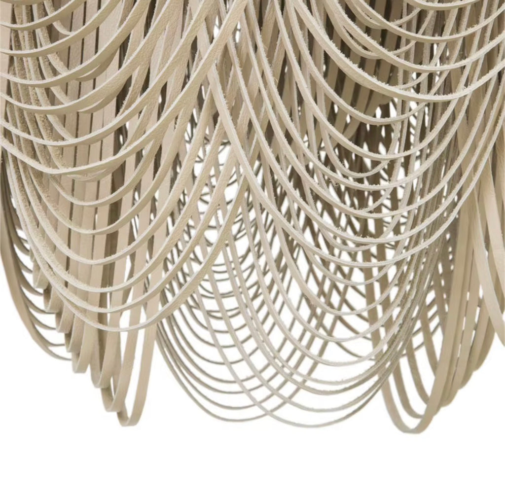 Seraphina Draped Leather Chandelier